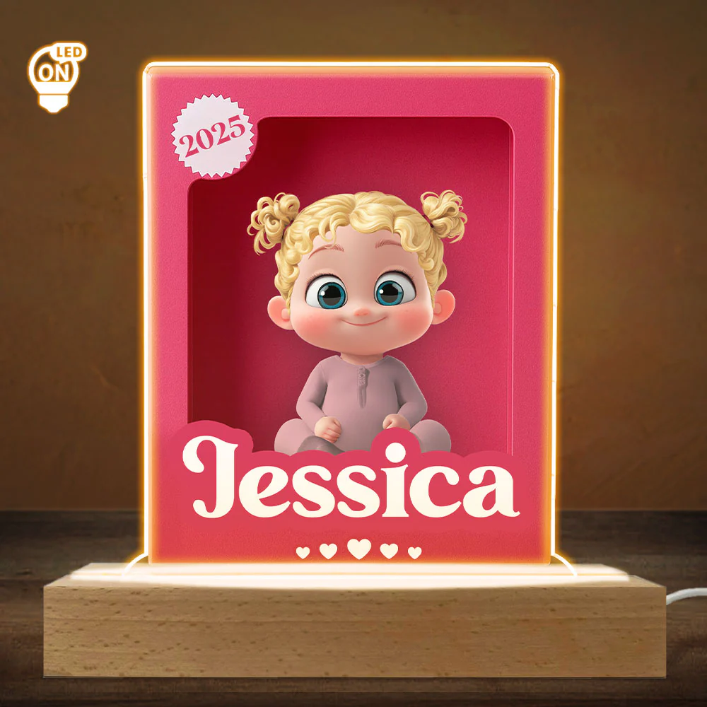 Baby Cute Figure - Personalized Custom LED Light - Image 3