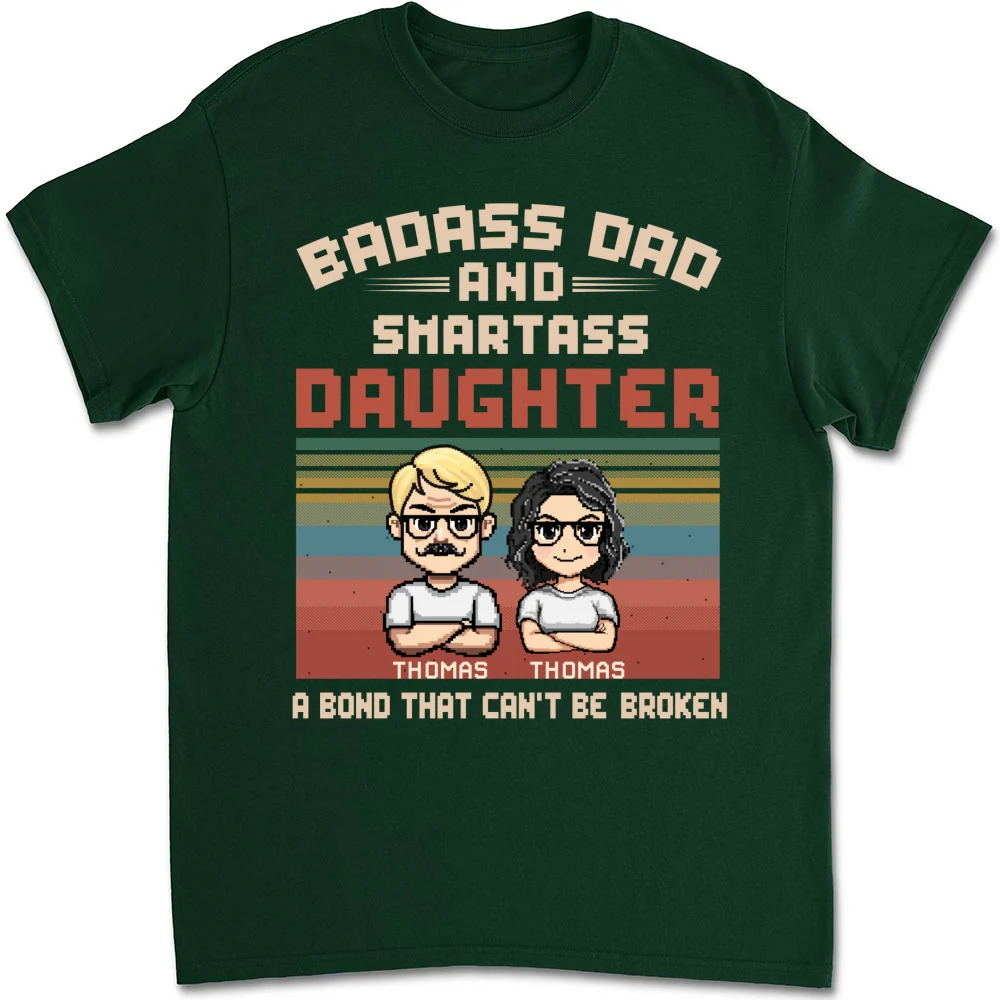 Badass Dad - Personalized Custom Shirt - Image 15