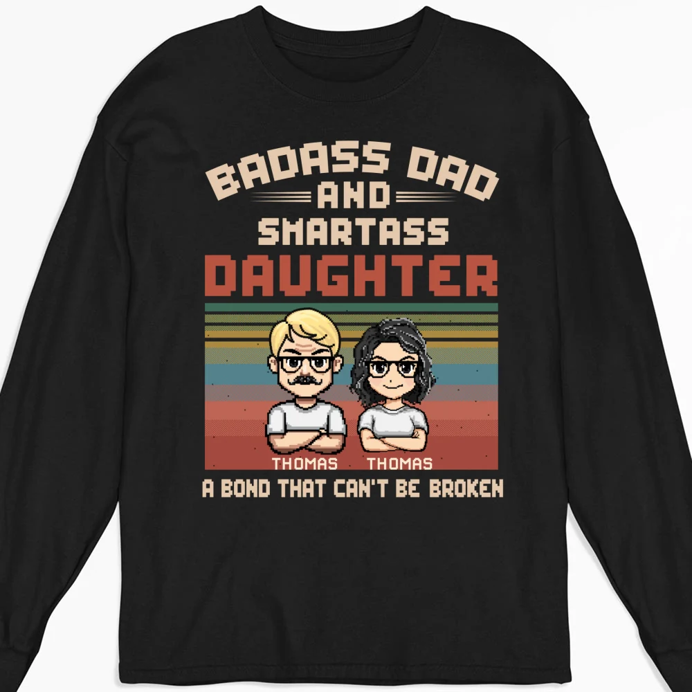 Badass Dad - Personalized Custom Shirt - Image 17