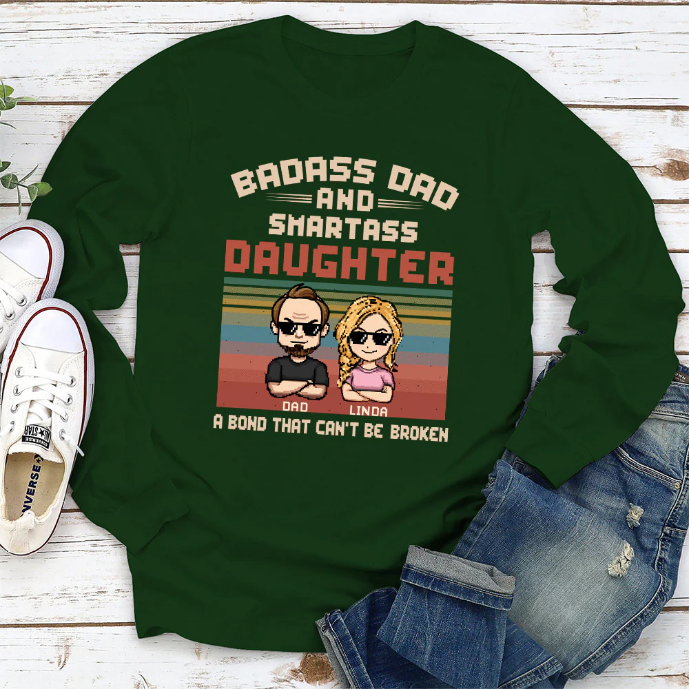 Badass Dad - Personalized Custom Shirt - Image 6