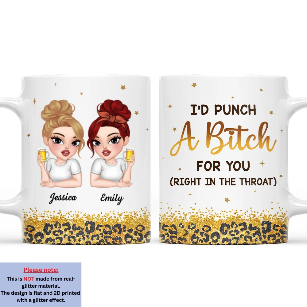 Baddie Bestie - Personalized Custom Coffee Mug - Image 6