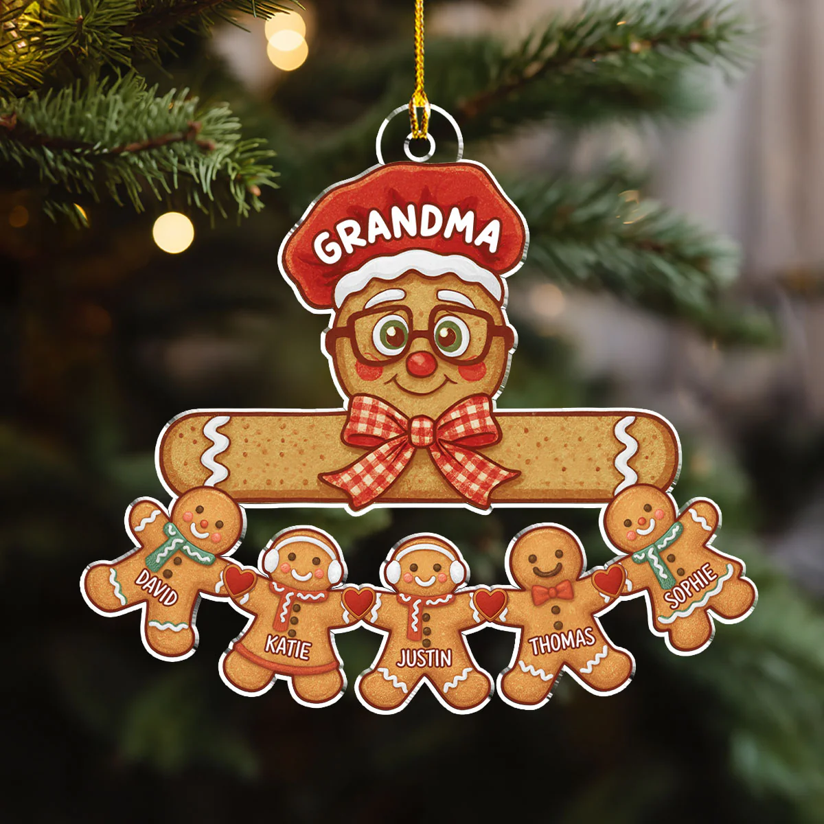 Baked With Love - Personalized Custom Acrylic Ornament