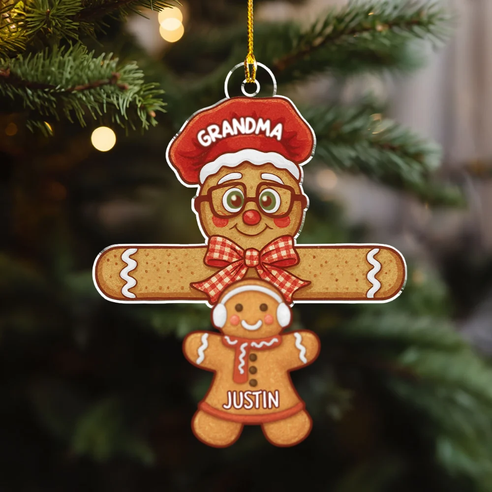 Baked With Love - Personalized Custom Acrylic Ornament - Image 6
