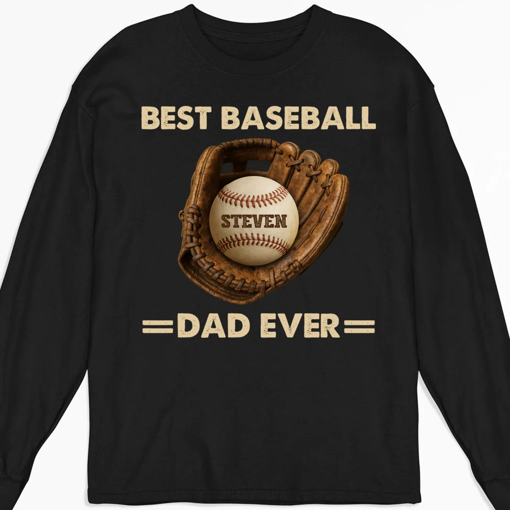 Baseball Dad - Personalized Custom Shirt - Image 10