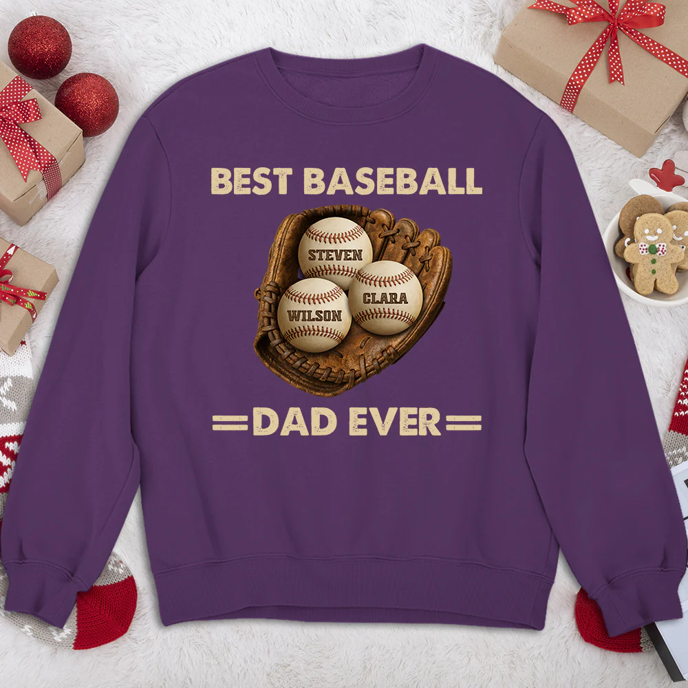 Baseball Dad - Personalized Custom Shirt - Image 5