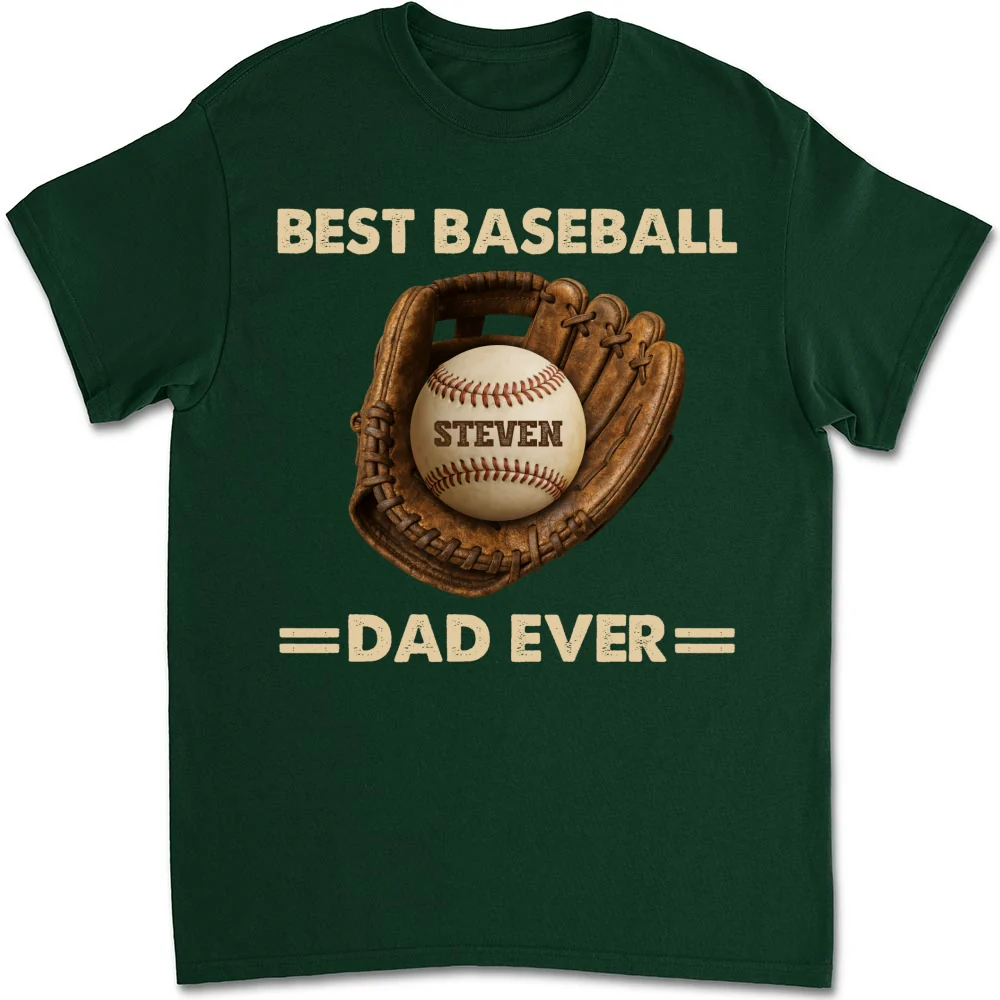 Baseball Dad - Personalized Custom Shirt - Image 8