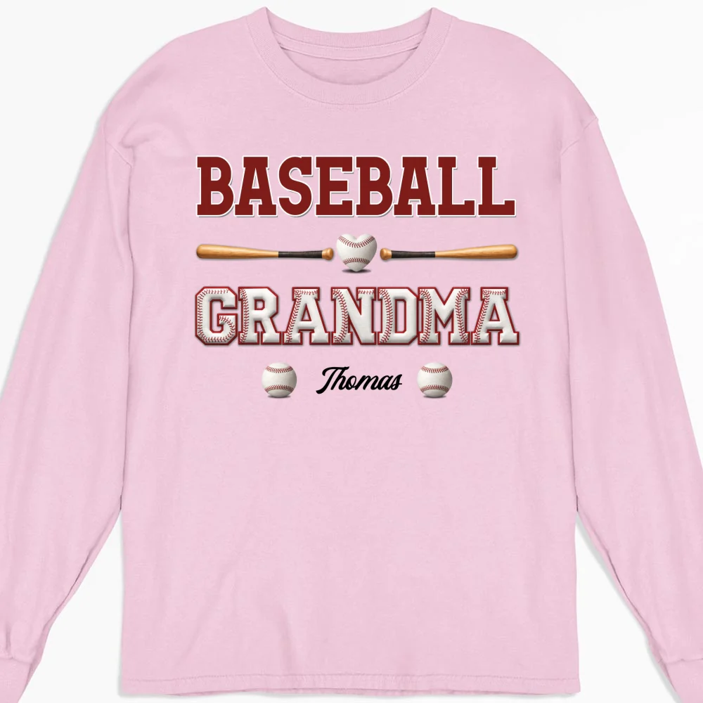 Baseball Grandma - Personalized Custom Shirt - Image 12