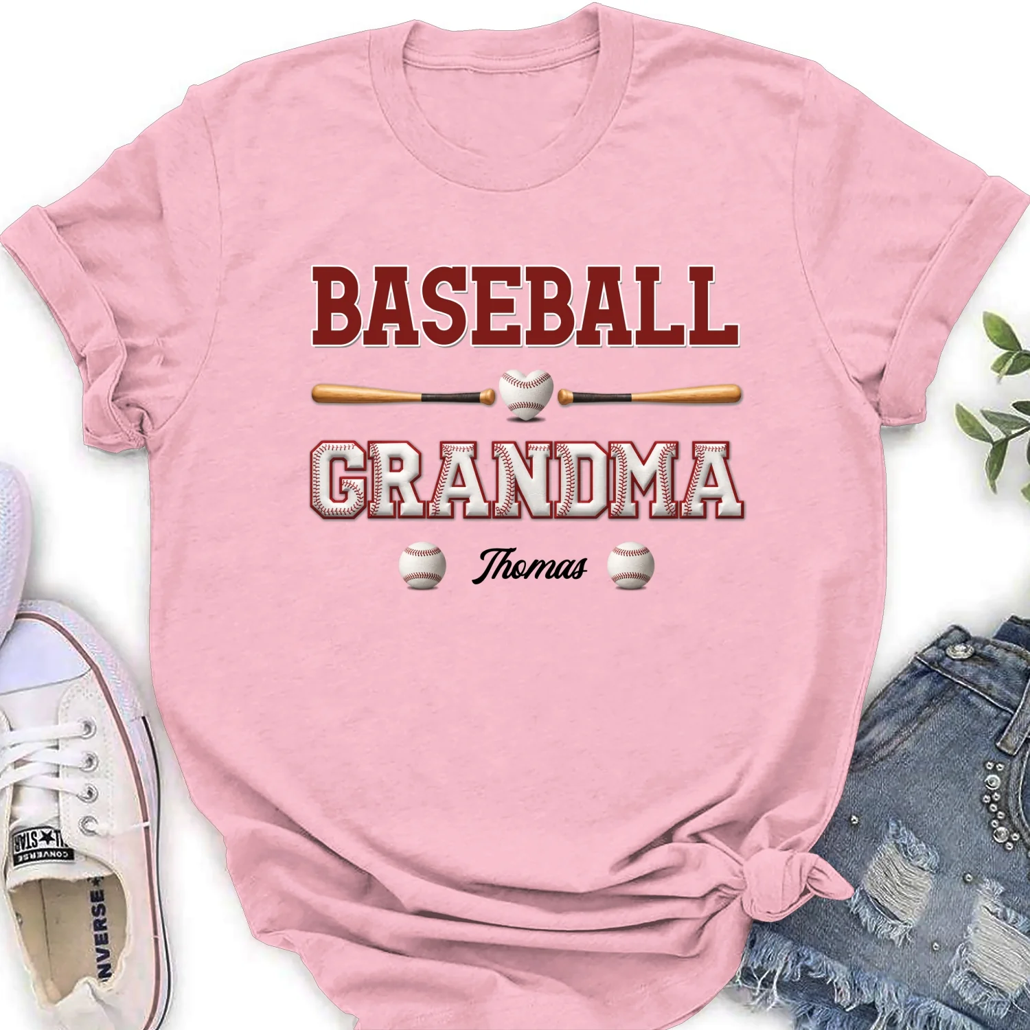 Baseball Grandma - Personalized Custom Shirt - Image 15