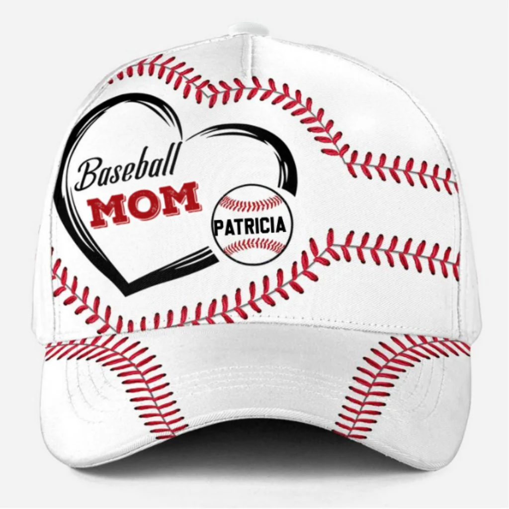 Baseball Mom - Personalized Custom Classic Cap - Image 8