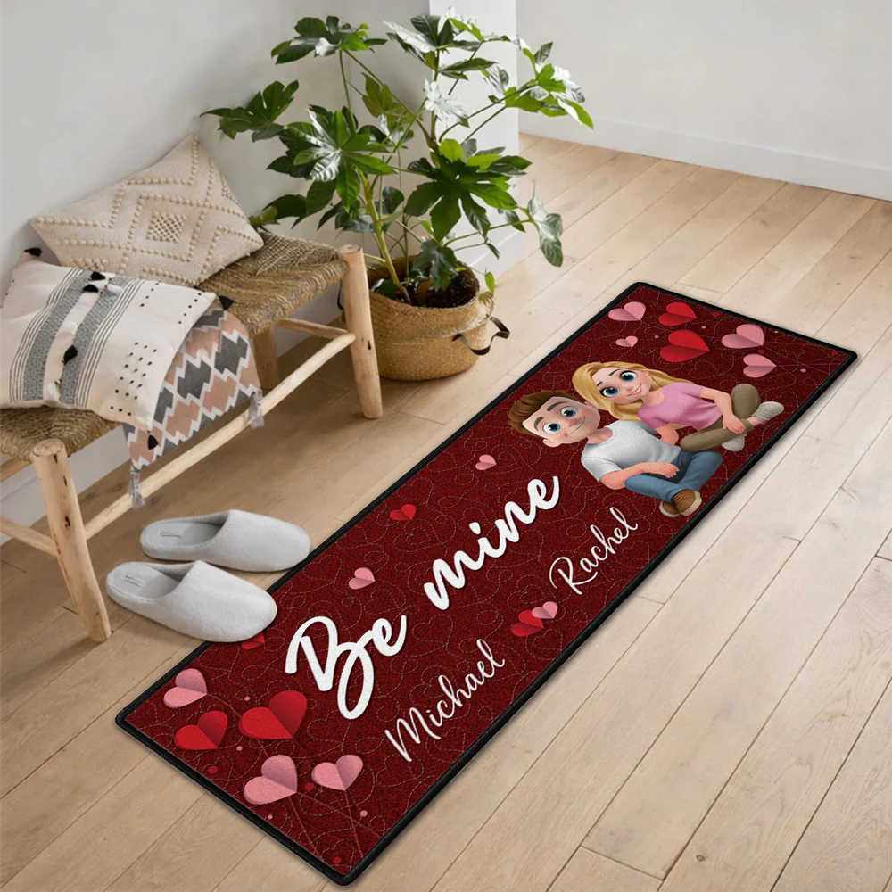 Be Mine - Personalized Custom Runner Rug - Image 4