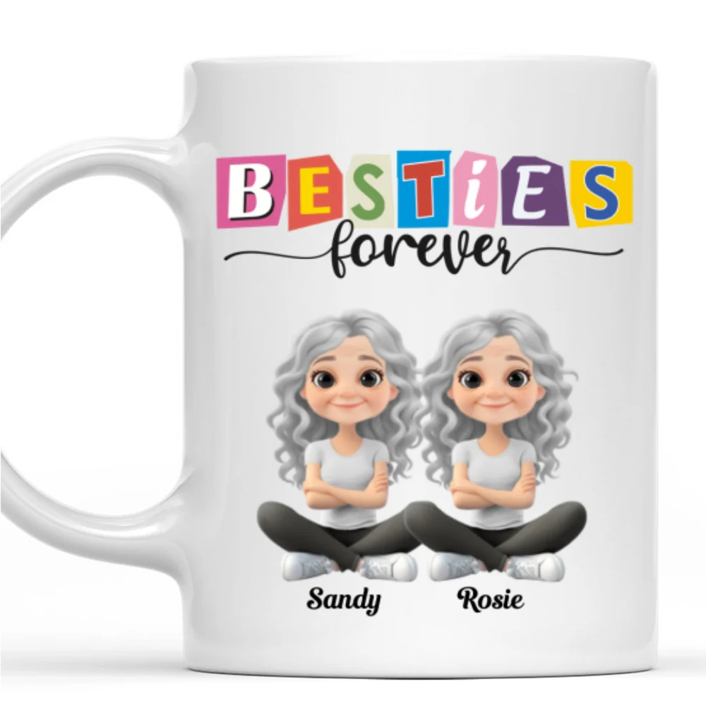 Be My Bestie Forever - Personalized Custom Coffee Mug - Image 7