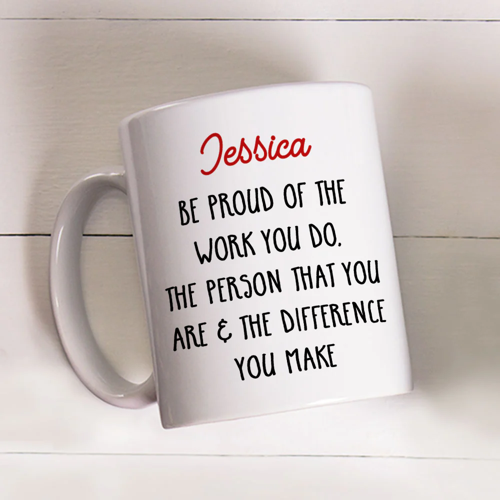 Be Proud - Personalized Custom Coffee Mug - Image 2