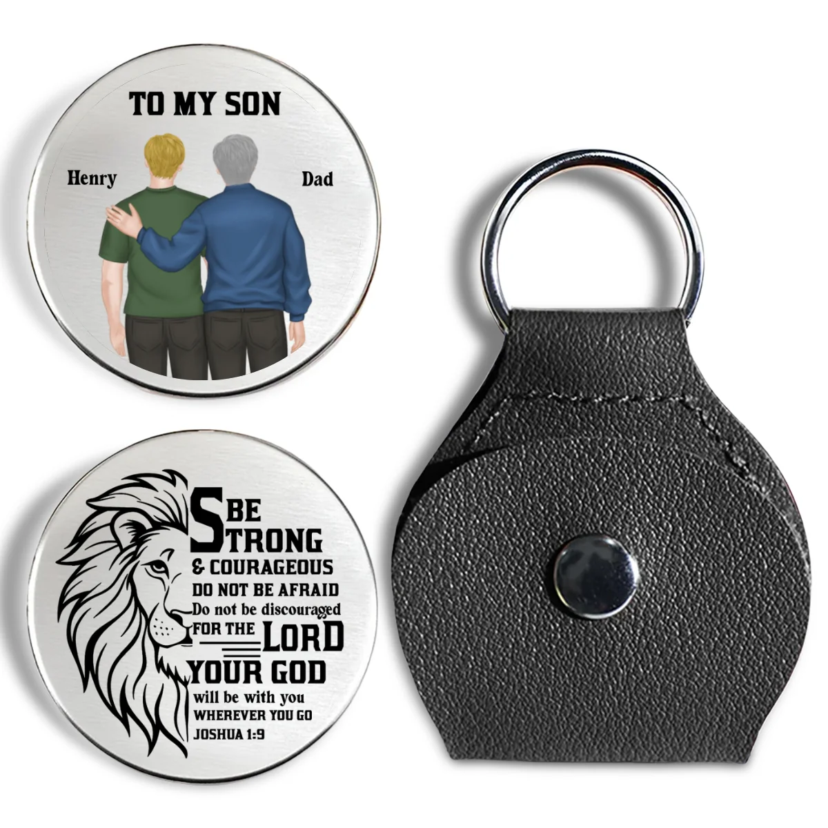 Be Strong - Personalized Custom Pocket Hug - Image 6