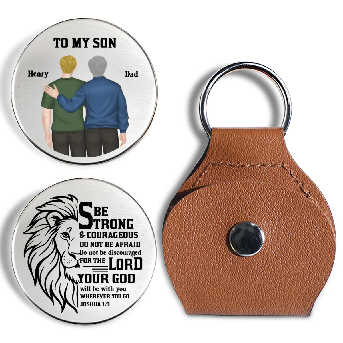 Be Strong - Personalized Custom Pocket Hug - Image 7