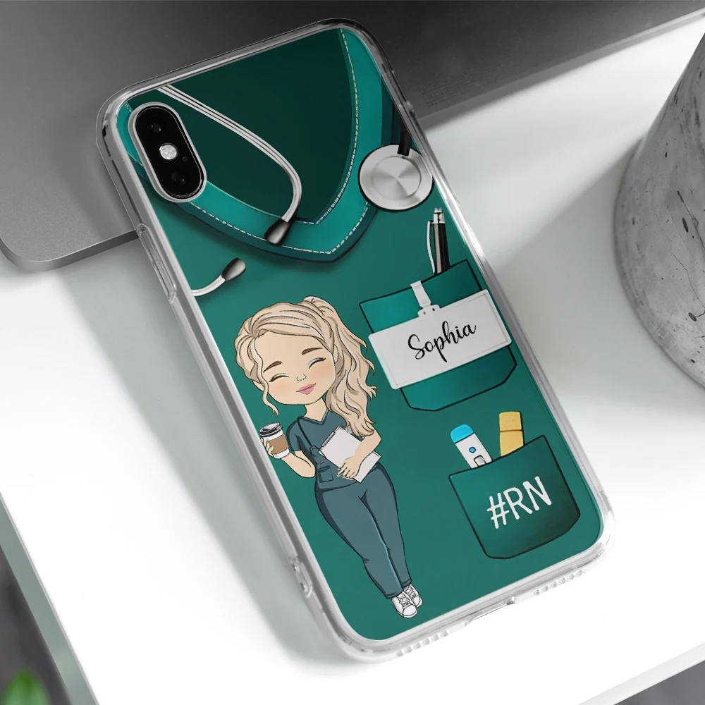 Be The Nurse You Would Want As A Patient - Personalized Custom Phone Case - Image 2