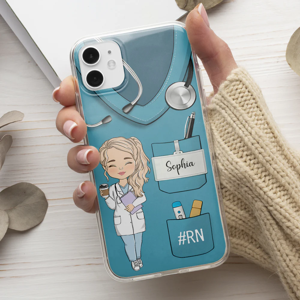 Be The Nurse You Would Want As A Patient - Personalized Custom Phone Case - Image 3