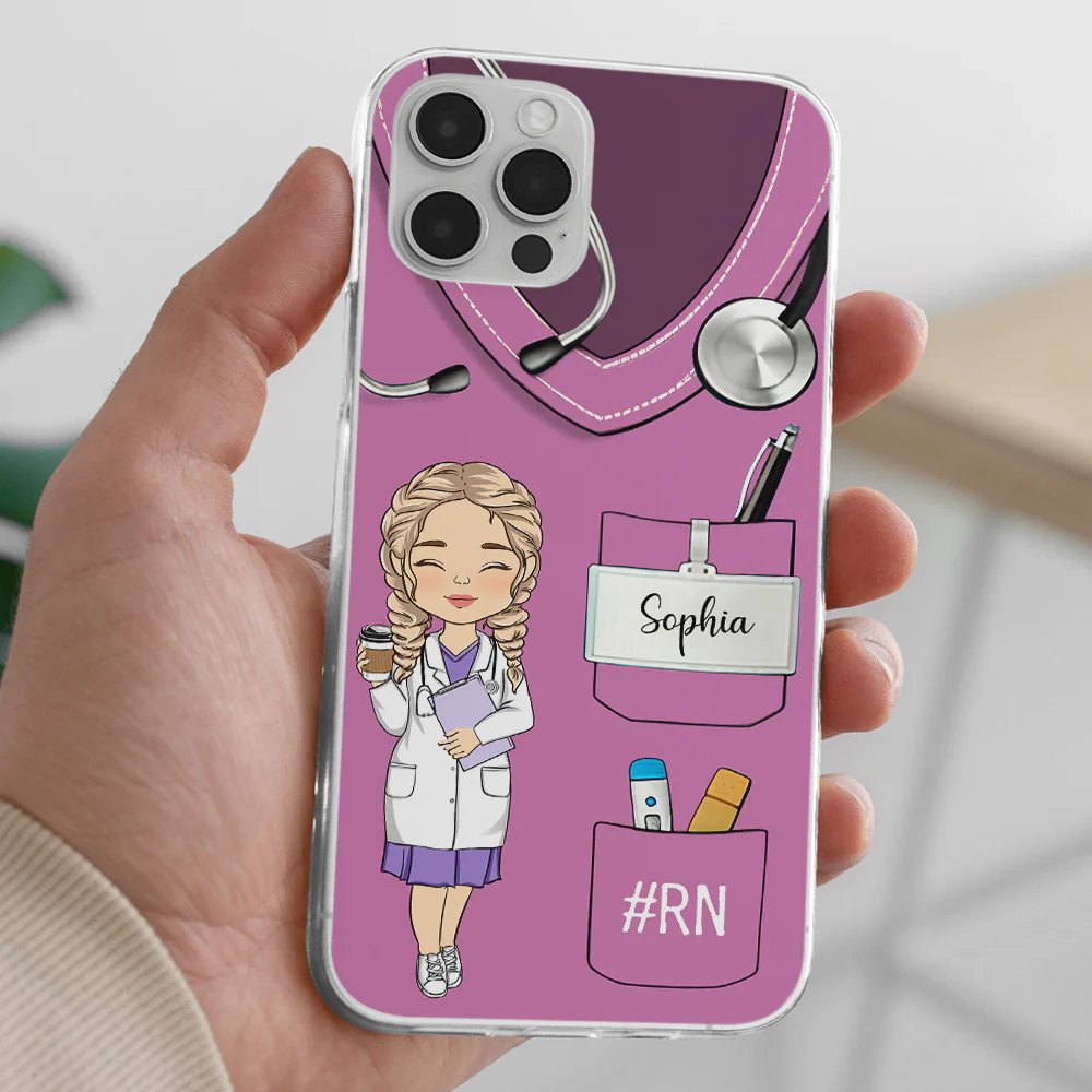 Be The Nurse You Would Want As A Patient - Personalized Custom Phone Case - Image 4