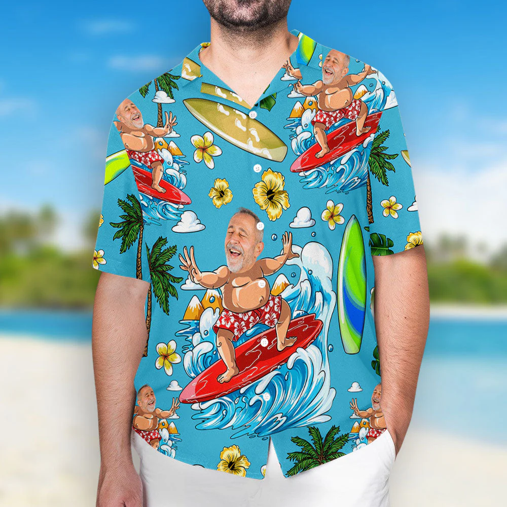 Beach Vibes Only - Personalized Custom Hawaiian Shirt - Image 3