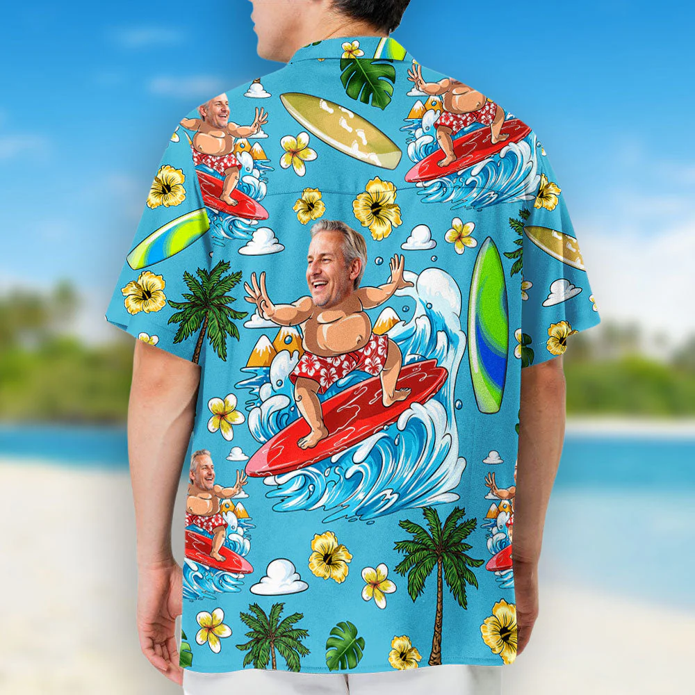 Beach Vibes Only - Personalized Custom Hawaiian Shirt - Image 5