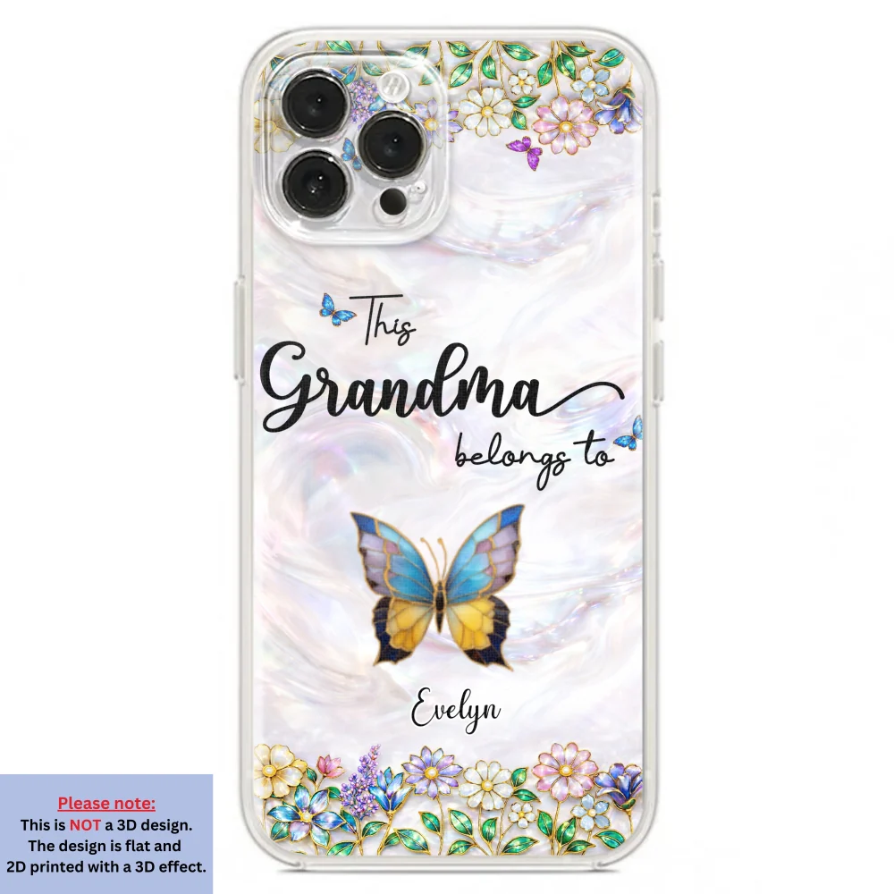 Beautiful Floral Grandma - Personalized Custom 3D Inflated Effect Phone Case - Image 18