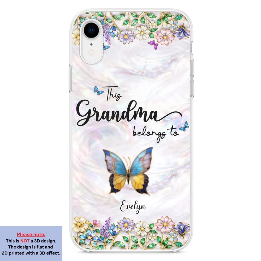 Beautiful Floral Grandma - Personalized Custom 3D Inflated Effect Phone Case - Image 22