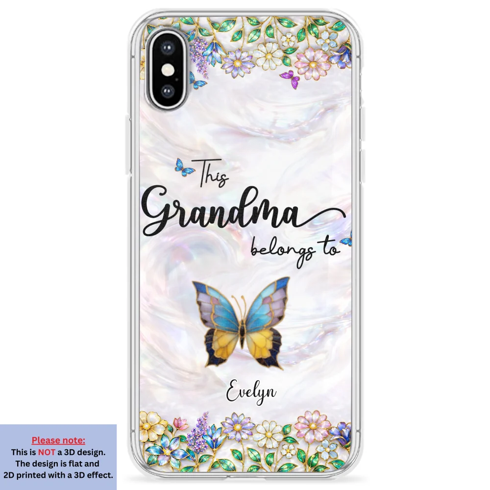Beautiful Floral Grandma - Personalized Custom 3D Inflated Effect Phone Case - Image 24