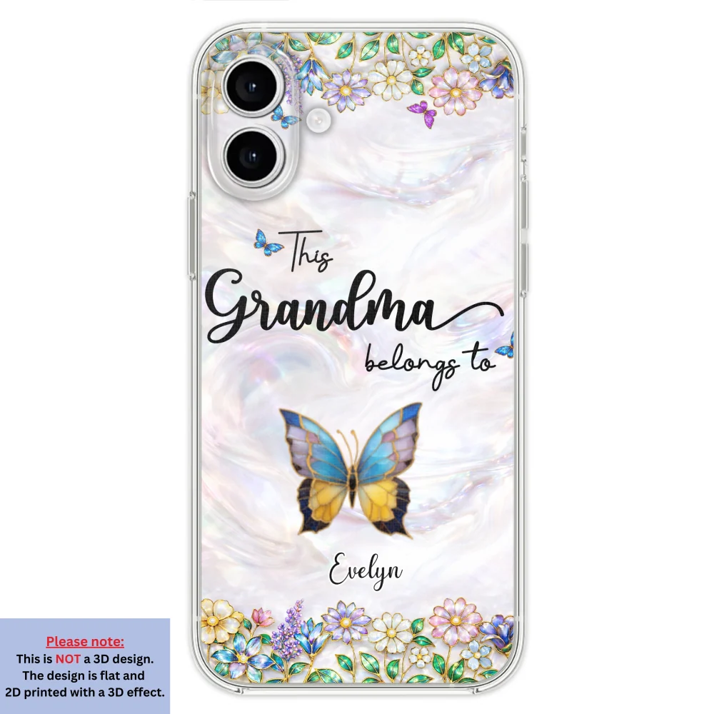 Beautiful Floral Grandma - Personalized Custom 3D Inflated Effect Phone Case - Image 25