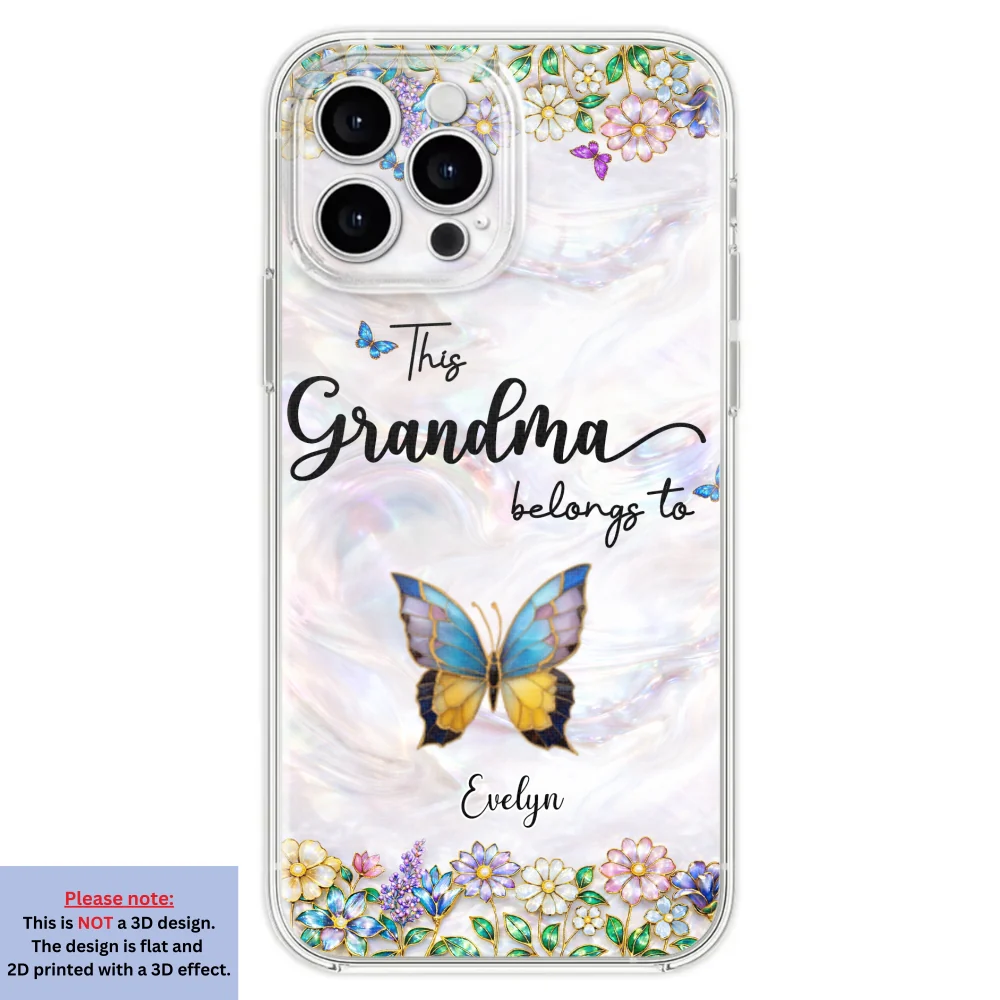 Beautiful Floral Grandma - Personalized Custom 3D Inflated Effect Phone Case - Image 26