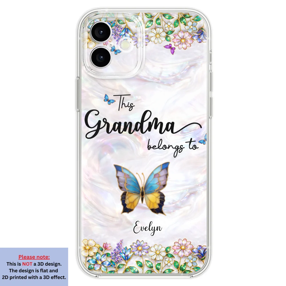 Beautiful Floral Grandma - Personalized Custom 3D Inflated Effect Phone Case - Image 27