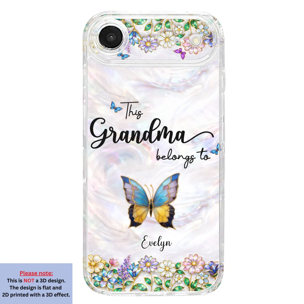 Beautiful Floral Grandma - Personalized Custom 3D Inflated Effect Phone Case - Image 28