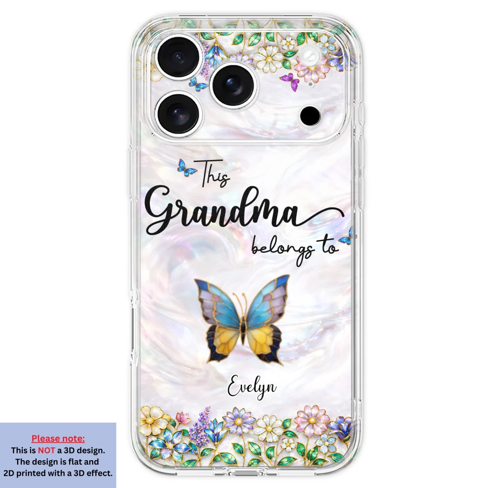Beautiful Floral Grandma - Personalized Custom 3D Inflated Effect Phone Case - Image 29