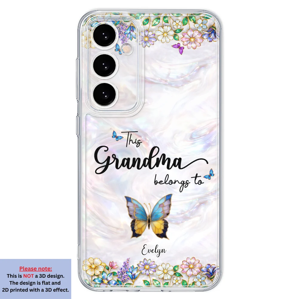 Beautiful Floral Grandma - Personalized Custom 3D Inflated Effect Phone Case - Image 34