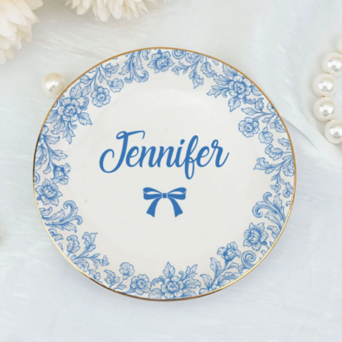 Beautiful Garden For Friend - Personalized Custom Jewelry Dish - Image 6