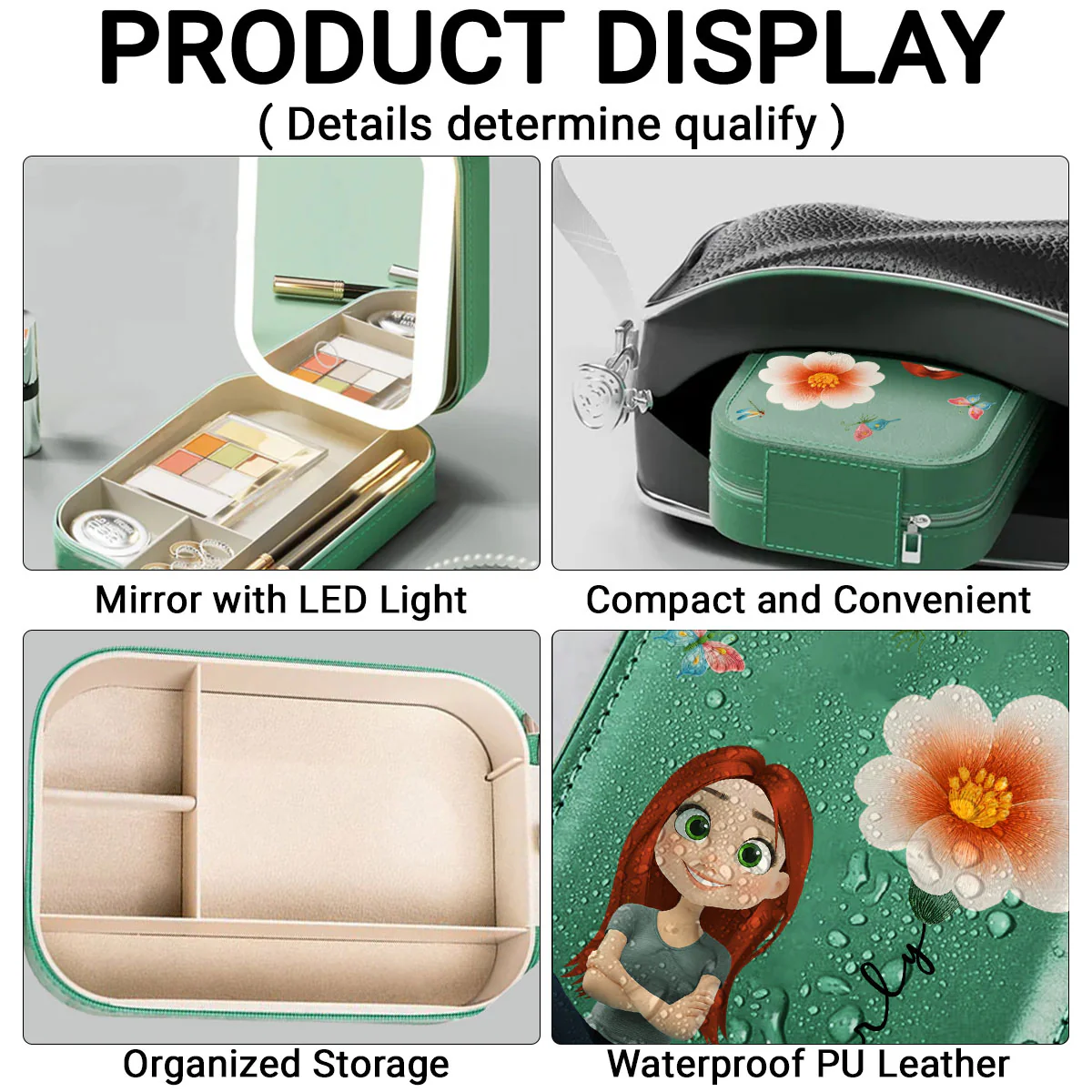 Beautiful Little Soul - Personalized Custom Jewelry Box With LED Mirror - Image 3