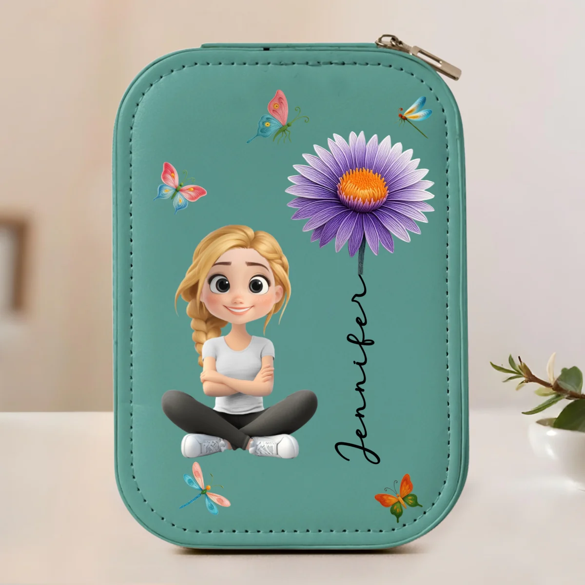 Beautiful Little Soul - Personalized Custom Jewelry Box With LED Mirror - Image 8