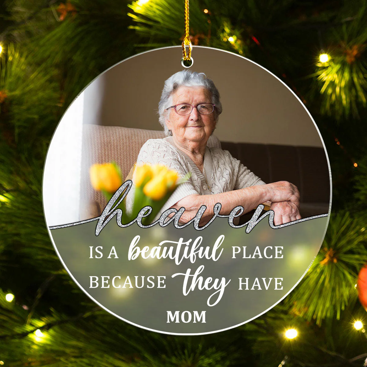 Beautiful Place - Personalized Custom Frosted Acrylic Ornament - Image 5