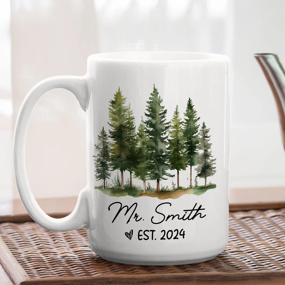 Became Mr. and Mrs - Personalized Custom Coffee Mug - Image 5