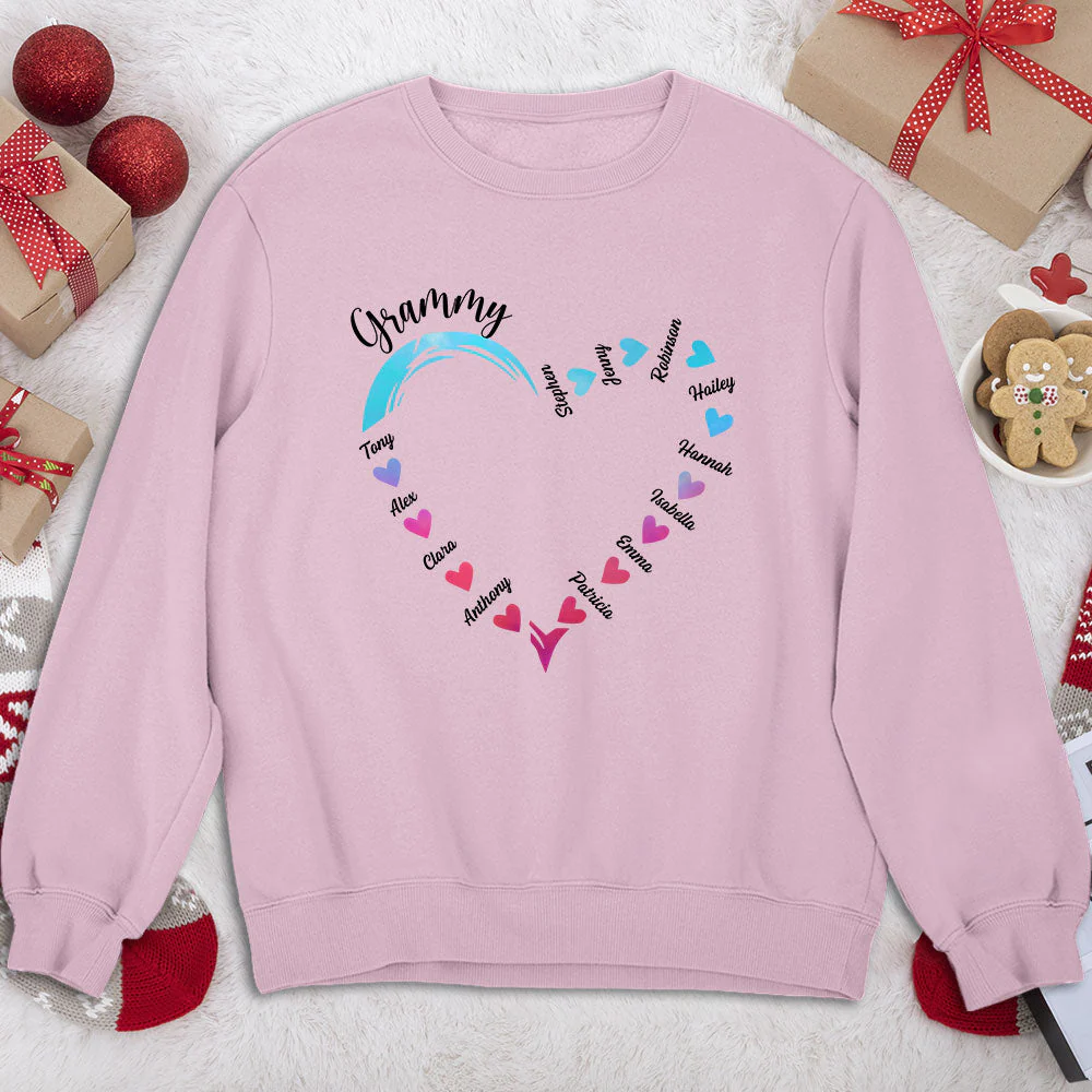 Becoming A Grandmother - Personalized Custom Sweatshirt - Image 3