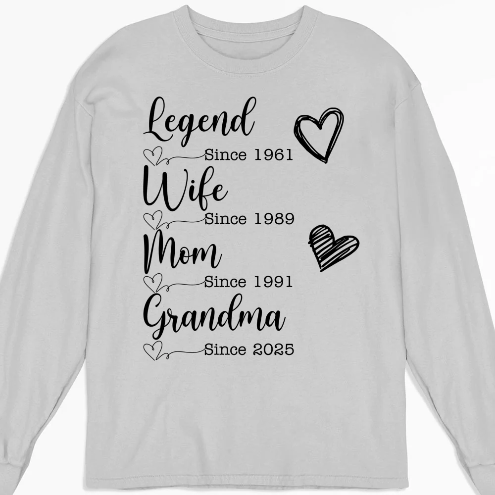 Becoming Legend Grandma - Personalized Custom Shirt - Image 11
