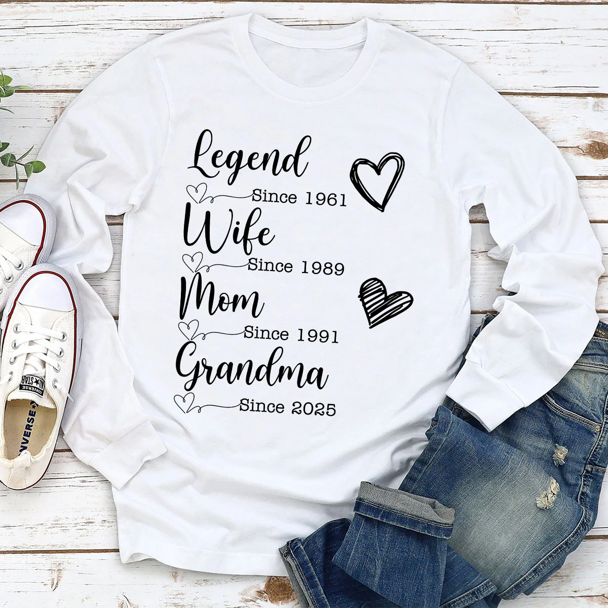 Becoming Legend Grandma - Personalized Custom Shirt - Image 5