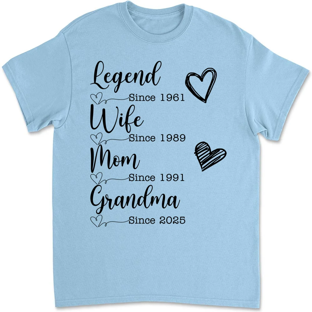 Becoming Legend Grandma - Personalized Custom Shirt - Image 8