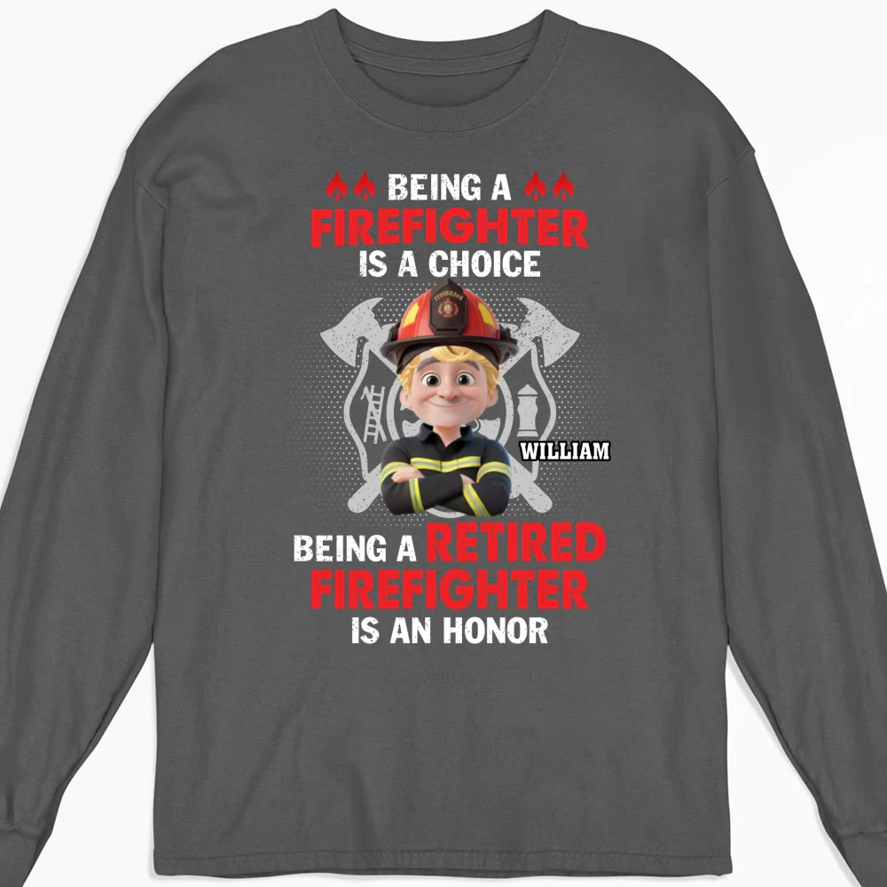 Being A Firefighter - Personalized Custom Shirt - Image 11