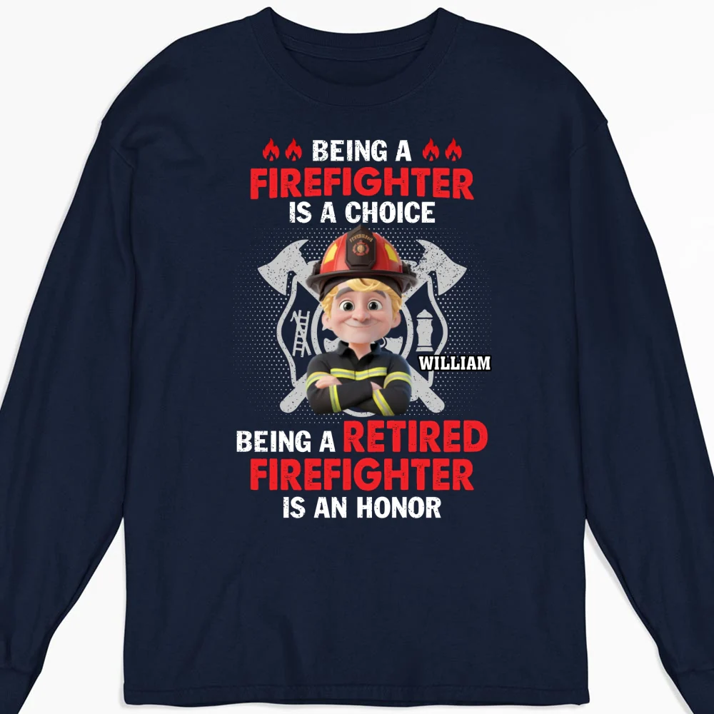 Being A Firefighter - Personalized Custom Shirt - Image 12