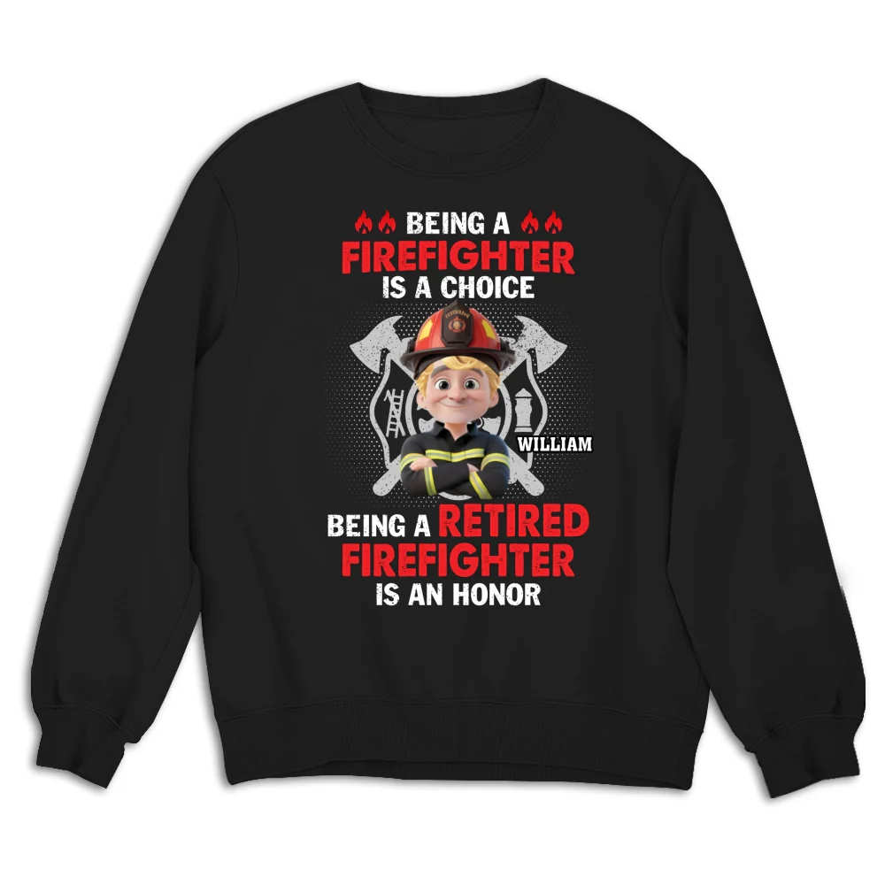 Being A Firefighter - Personalized Custom Shirt - Image 13