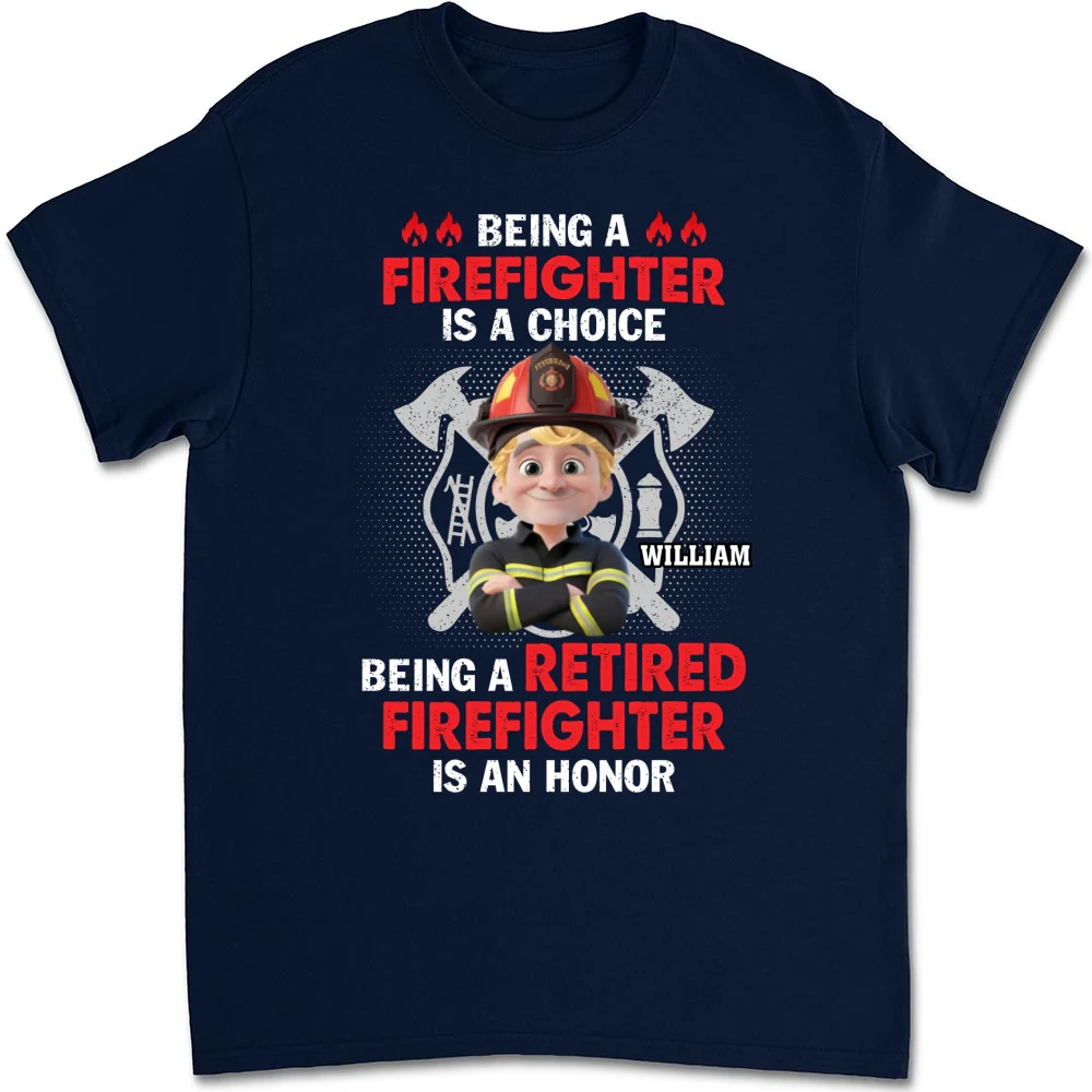 Being A Firefighter - Personalized Custom Shirt - Image 9