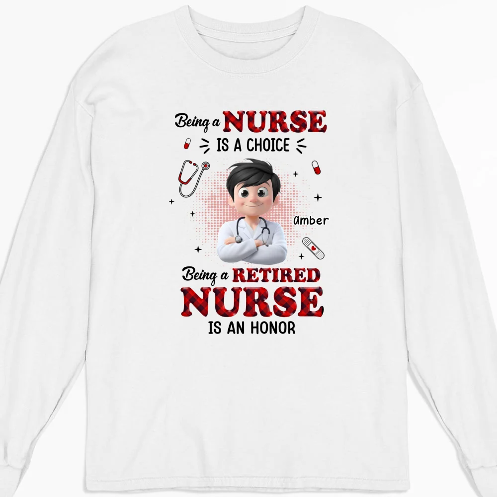 Being A Nurse - Personalized Custom Shirt - Image 10