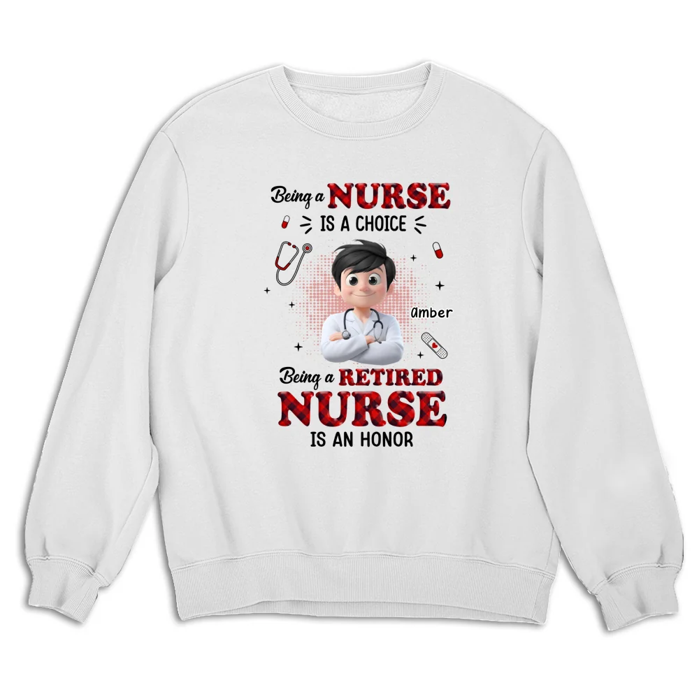 Being A Nurse - Personalized Custom Shirt - Image 13
