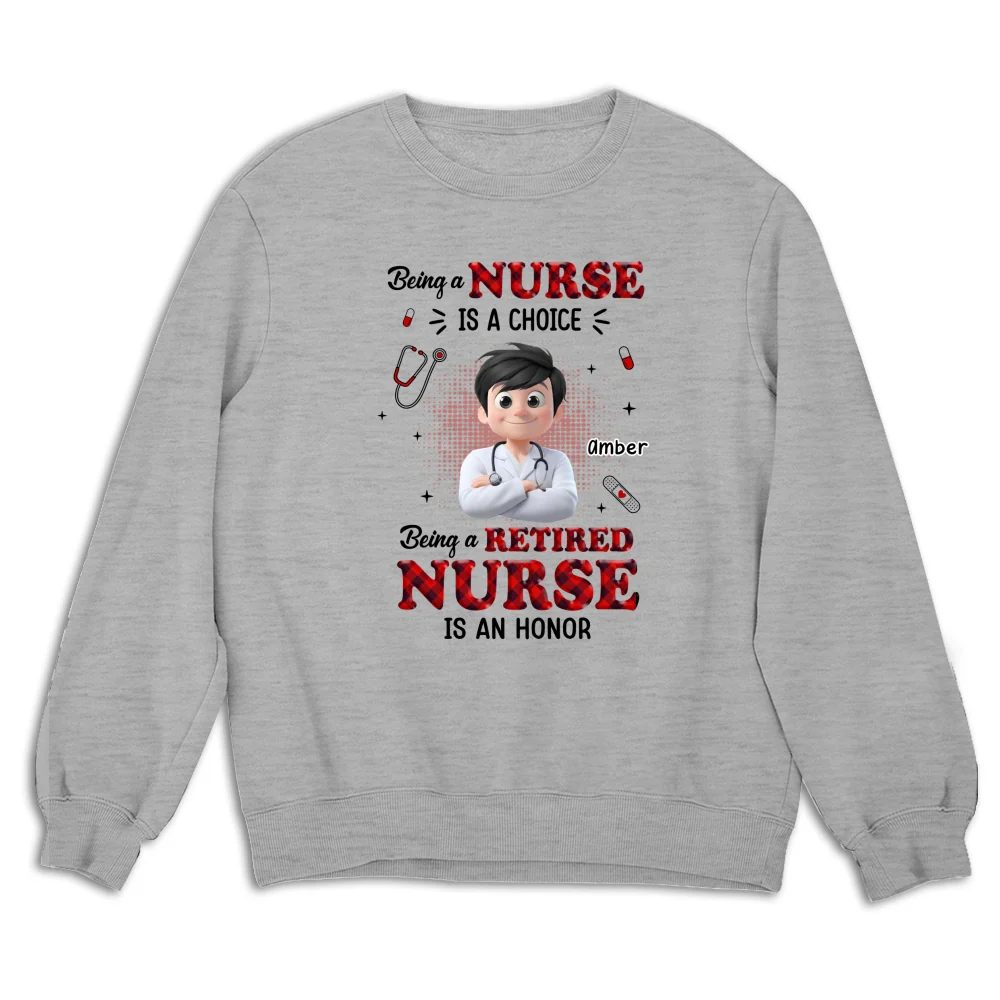 Being A Nurse - Personalized Custom Shirt - Image 14