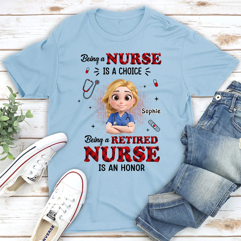 Being A Nurse - Personalized Custom Shirt - Image 2