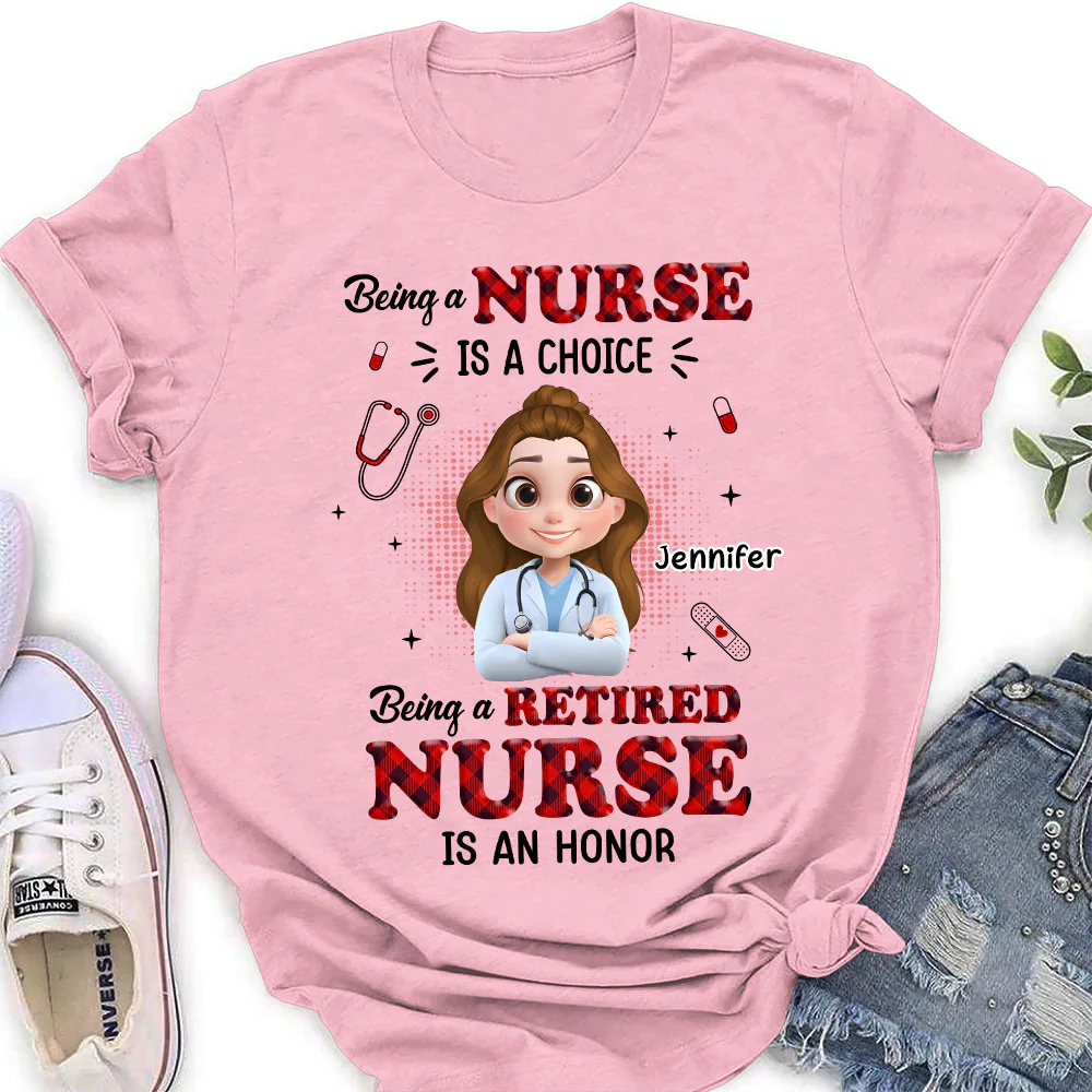 Being A Nurse - Personalized Custom Shirt - Image 4